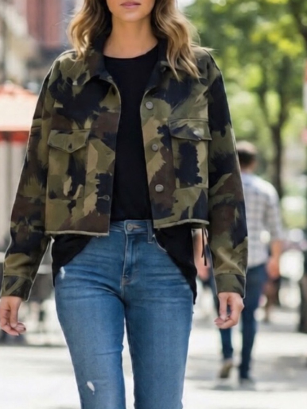 The Kooples Camouflage Jacket